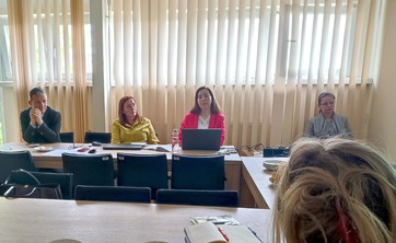 Na zdjęciu od lewej: dr inż. B. Ziółkowski, dr hab. K. Khorrami i dr J. Grześ-Bukłaho