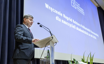 Rektor Politechniki Rzeszowskiej, prof. dr hab. inż. Piotr Koszelnik