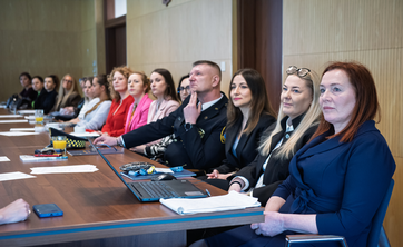 Uczestnicy konferencji, na pierwszym planie dr hab. Krystyna Khorrami, prof PRz, fot. A. Surowiec
