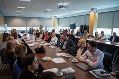 Uczestnicy konferencji, widok na salę obrad, fot. A. Surowiec