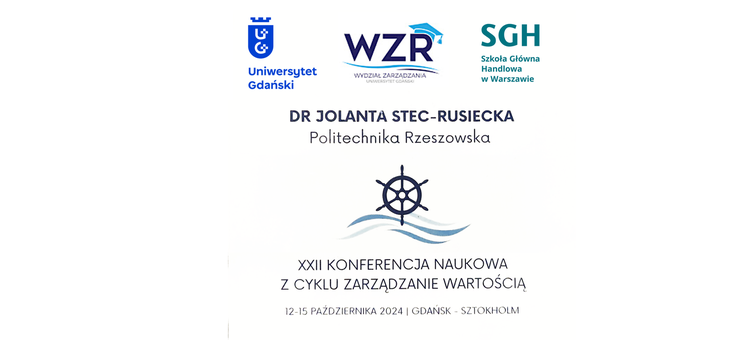 Wizytówka konferencyjna dr Jolanty Stec-Rusieckiej, 