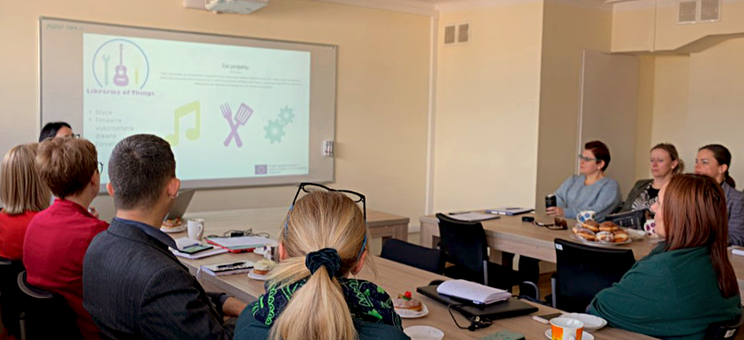 Wszyscy uczestnicy podczas szkolenia, fot. udostępniona przez CWEP