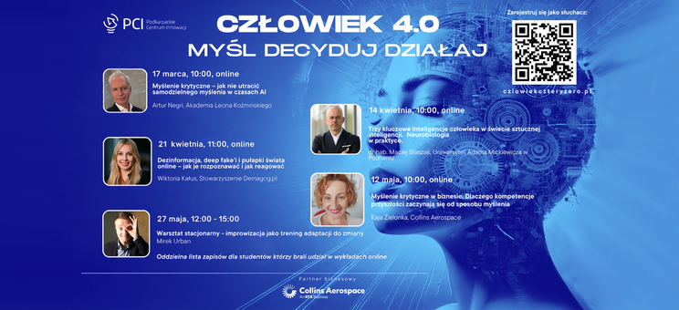Plakat programu Człowiek 4.0