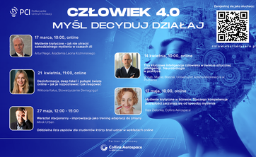 Plakat programu Człowiek 4.0