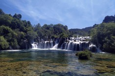 Na zdjęciu Park Narodowy Rzeki Krka, 